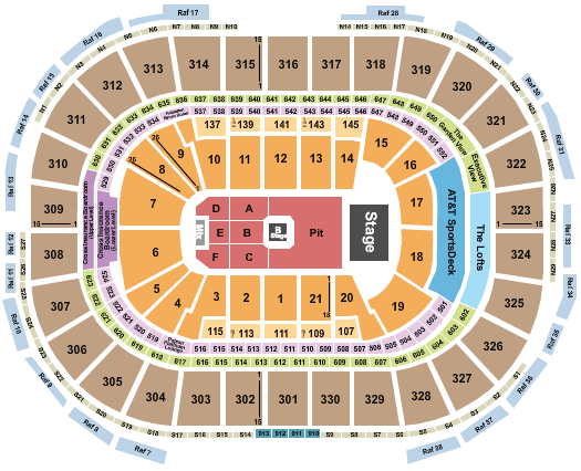 TD Garden Nine Inch Nails Seating Chart