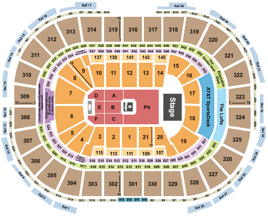 TD Garden Nine Inch Nails Seating Chart